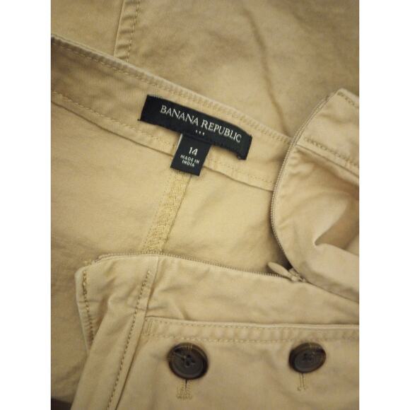 Banana‎ Republic Ladies size 14 Tan Skirt - Picture 3 of 3